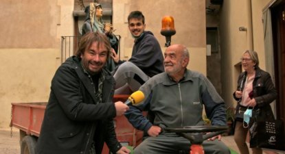 El foraster visita la Processó de Verges